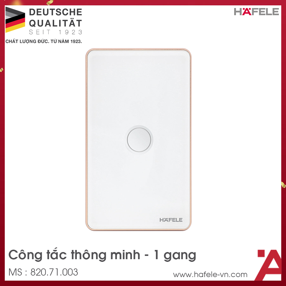Công Tắc Đèn Thông Minh 1 Gang Hafele 820.71.003