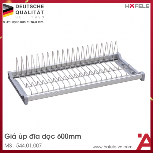 Khay Úp Đĩa Dọc Inox 600mm Hafele 544.01.007