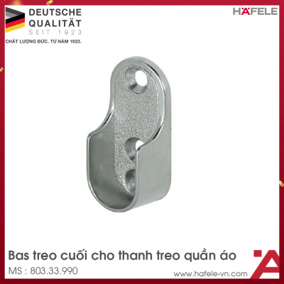 Bas Đỡ Thanh Nhôm Móc Áo Hafele 803.33.990