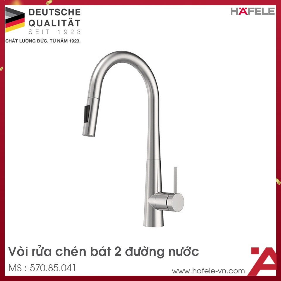 Vòi Rửa Chén Bát Inox HT24-SH1P417 Hafele 570.85.041