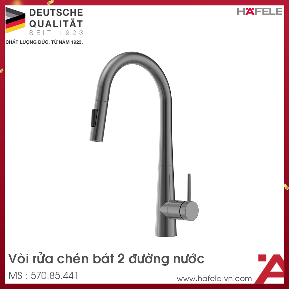 Vòi Rửa Chén Bát Inox HT24-SH1P417 Hafele 570.85.441