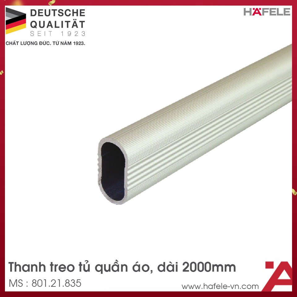 Giá Treo Quần Áo Oval Hafele 801.21.835