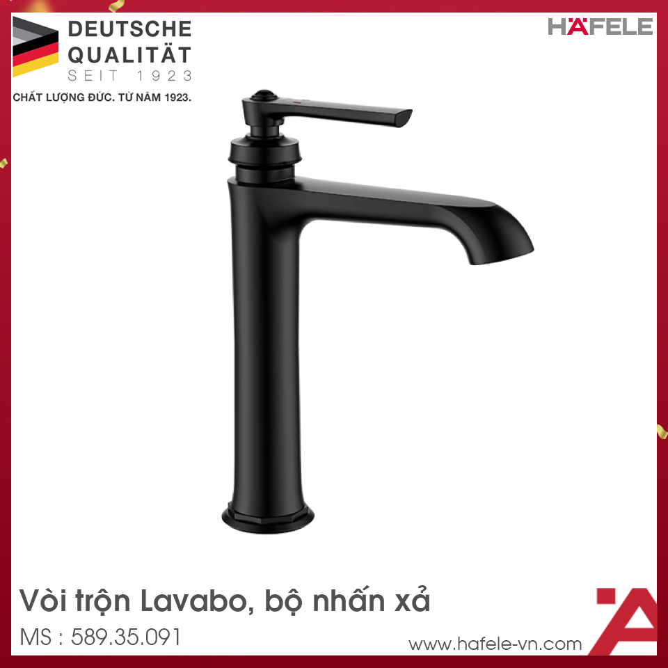 Vòi Trộn Lavabo Kyoto 180 Hafele 589.35.091