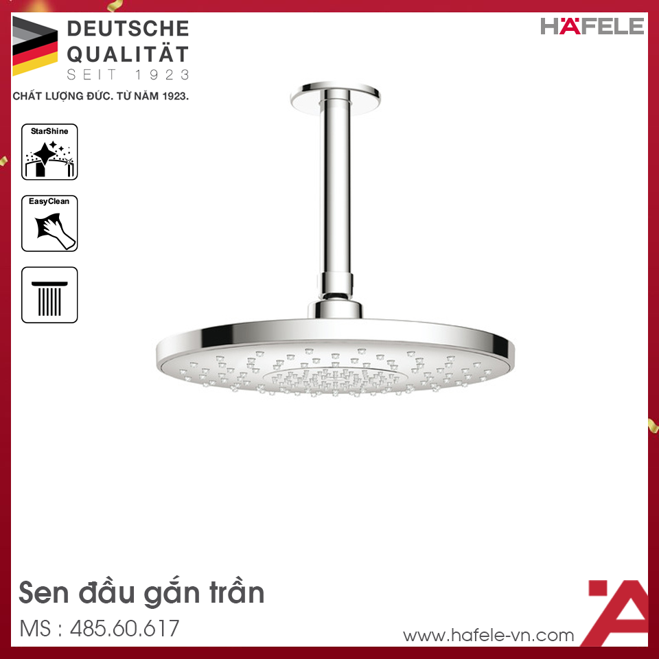 Sen Đầu Gắn Tường Airsense 227R Hafele 485.60.617