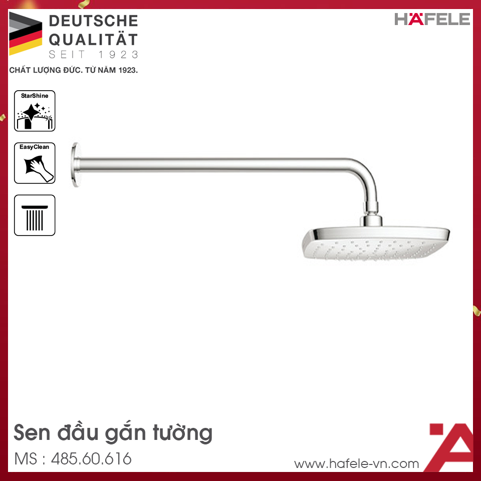 Sen Đầu Gắn Tường Airsense 219S Hafele 485.60.616