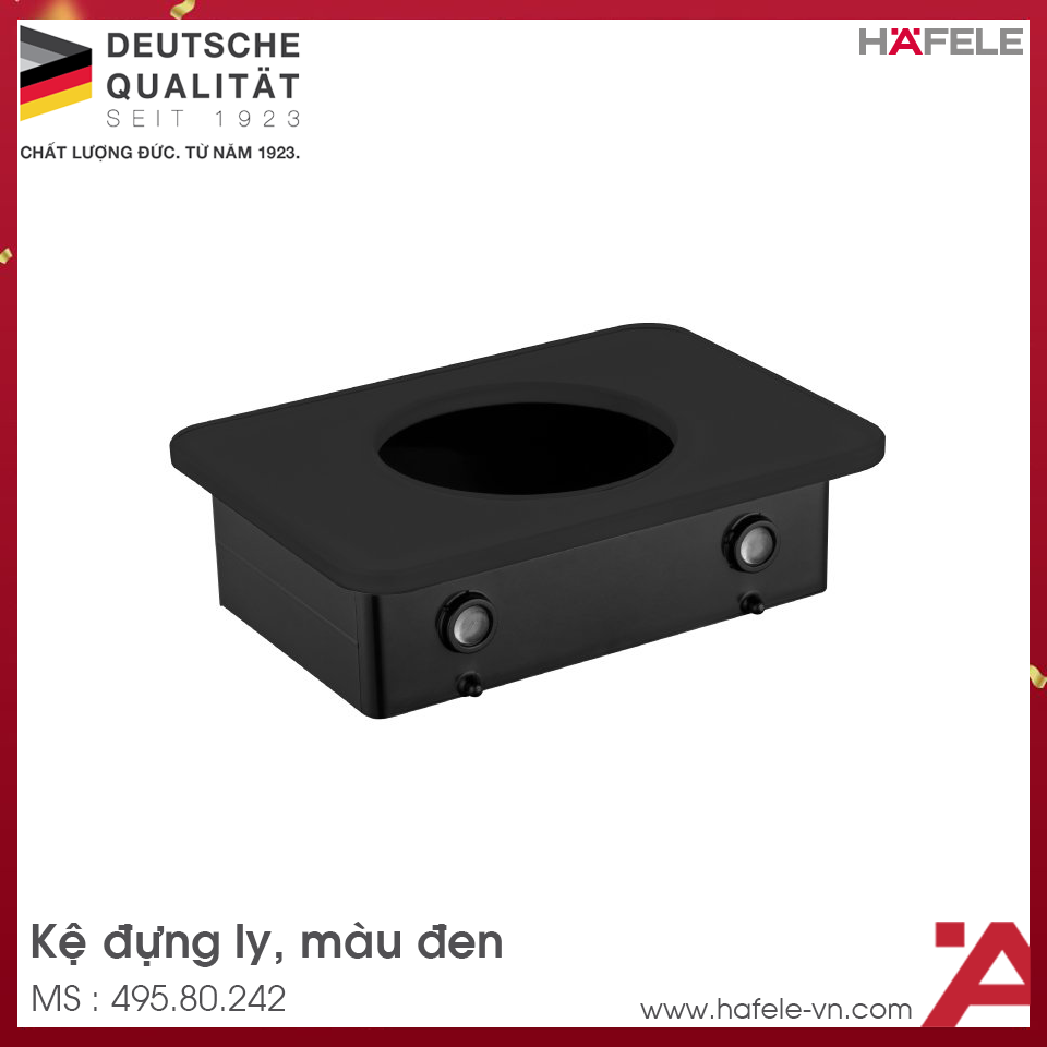 Kệ Đựng Ly Kính Đen Hafele 495.80.242