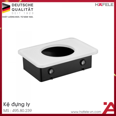 Kệ Đựng Ly Kính Trắng Hafele 495.80.239