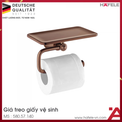 Giá Treo Giấy Vệ Sinh Có Kệ Kyoto Hafele 580.57.140