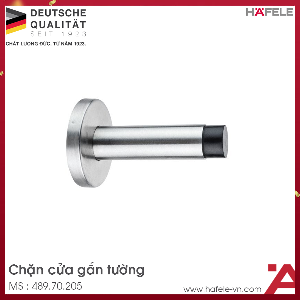 Chặn Cửa Gắn Tường Hafele 489.70.205