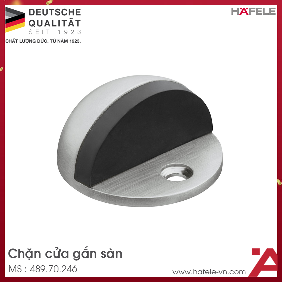 Chặn Cửa Bán Nguyệt Gắn Sàn Hafele 489.70.246