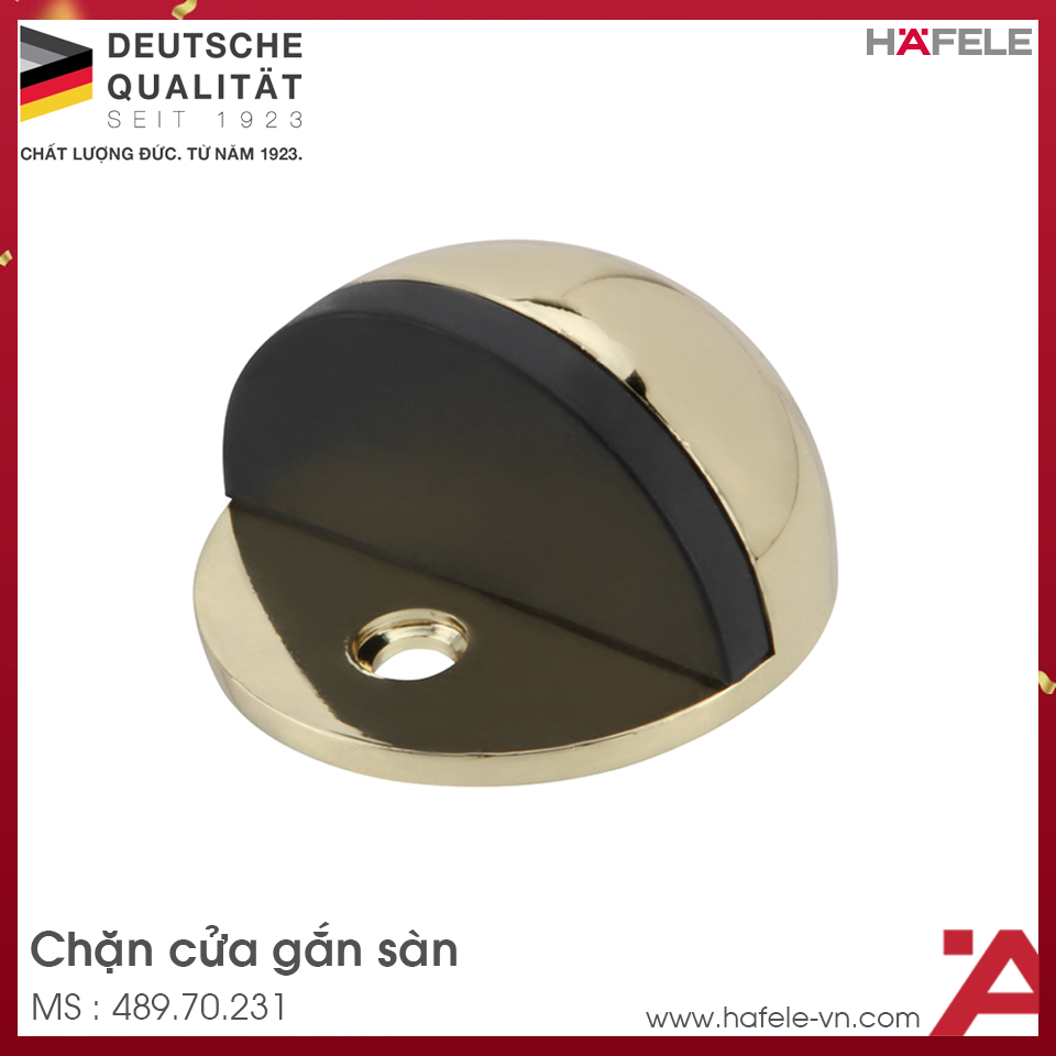 Chặn Cửa Bán Nguyệt Gắn Sàn Hafele 489.70.231