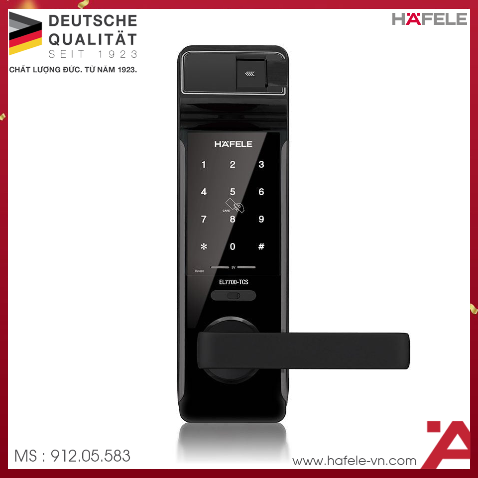 Khóa Điện Tử EL7700-TCS Hafele 912.05.583