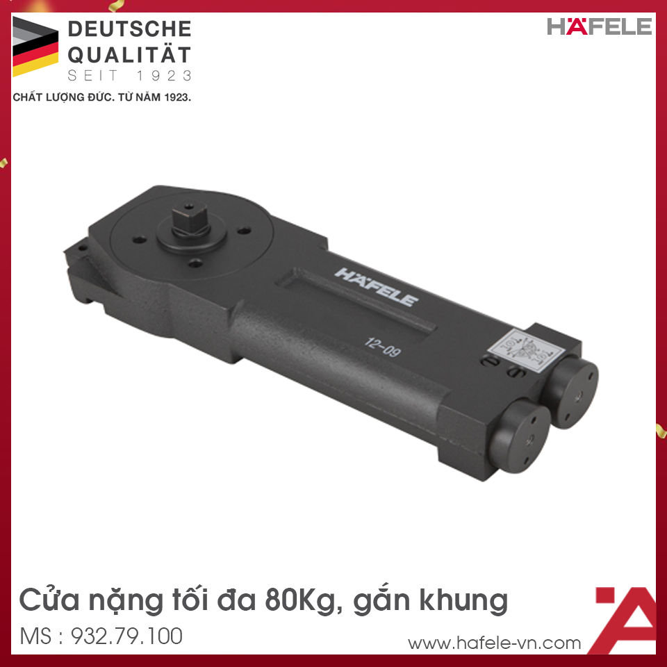 Thiết Bị Đóng Cửa Tự Động Gắn Khung EN2 Hafele 932.79.100