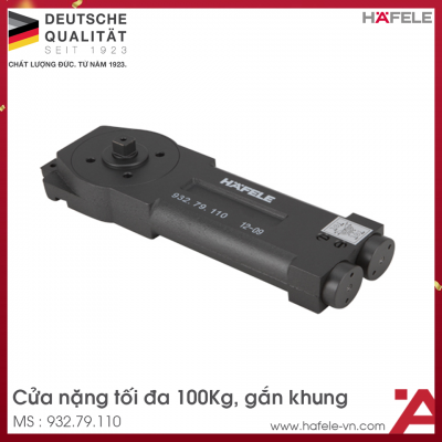 Thiết Bị Đóng Cửa Tự Động Gắn Khung EN3 Hafele 932.79.110