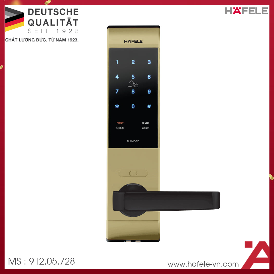 Khóa Điện Tử EL7500 Hafele 912.05.728