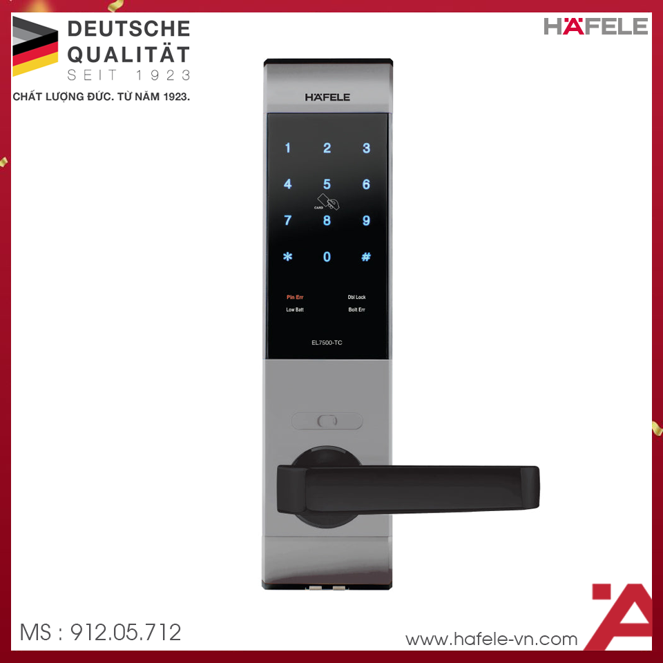 Khóa Điện Tử EL7500-TC Hafele 912.05.712