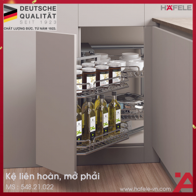 Kệ Góc Liên Hoàn Olla Mở Phải Hafele 548.21.022