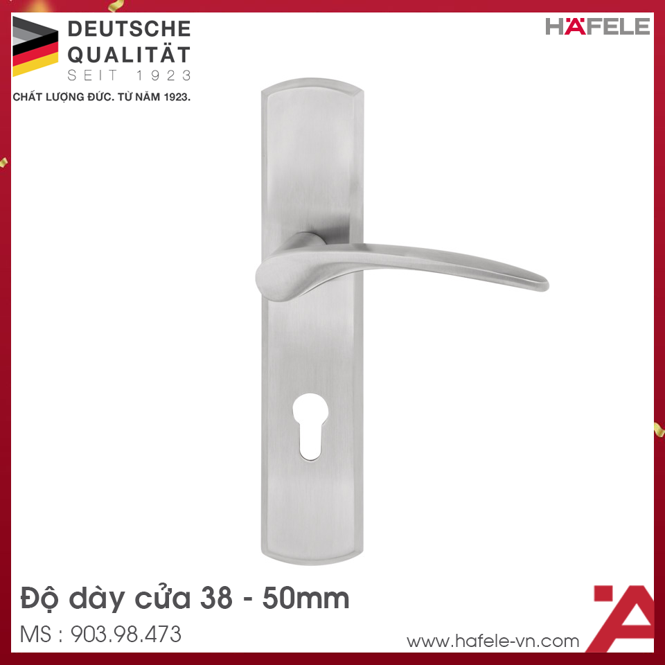 Tay Nắm Gạt Đế Dài C/C 72mm Hafele 903.98.473