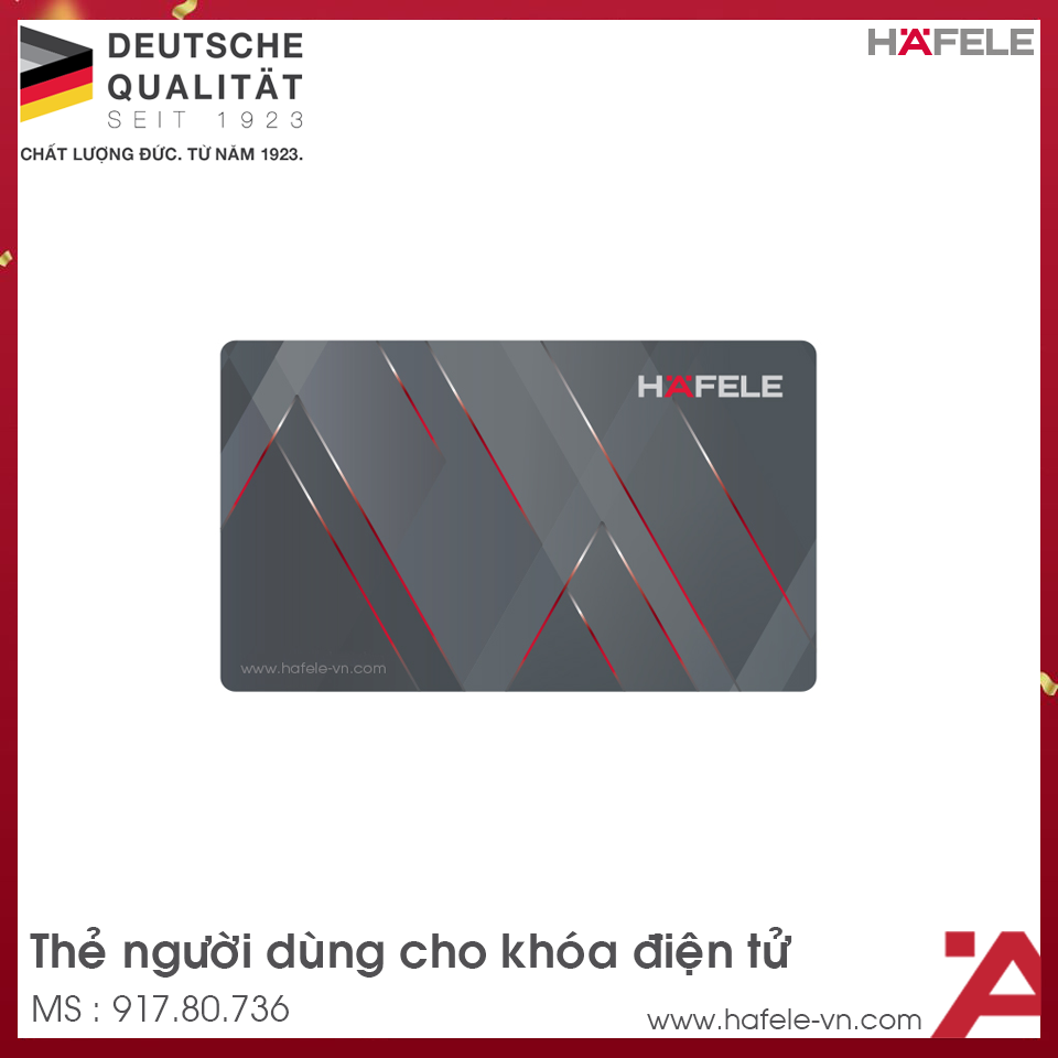 Thẻ Mifare Hafele 917.80.736