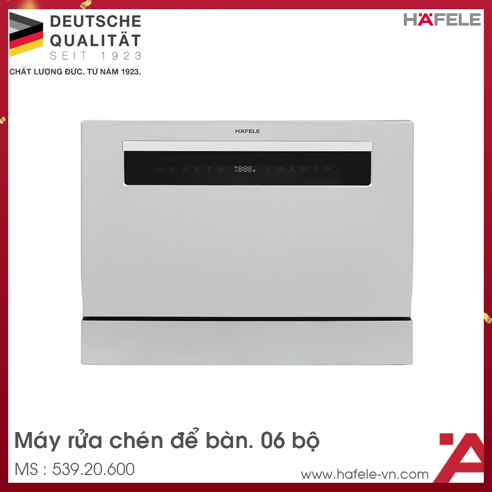 Máy Rửa Chén Để Bàn HDW-T50B Hafele 539.20.600