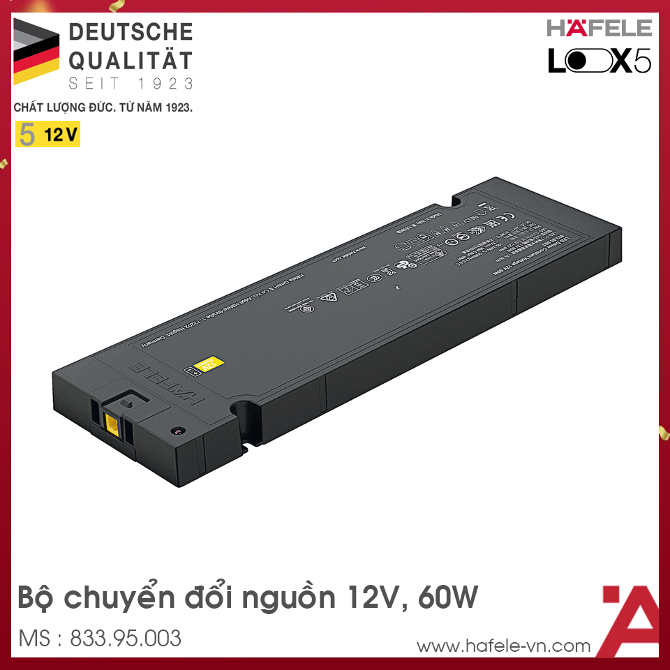 Bộ Đổi Nguồn Led Look 12V Hafele 833.95.003