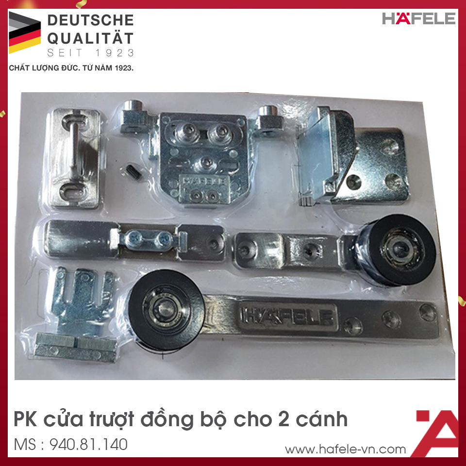 Phụ Kiện Cửa Trượt Slido Telescopic 80Kg Hafele 940.81.140