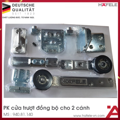Phụ Kiện Cửa Trượt Slido Telescopic 80Kg Hafele 940.81.140