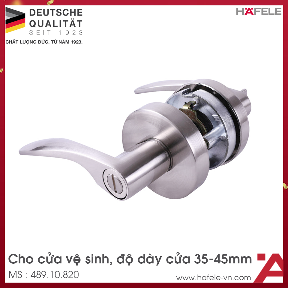 Khóa Tay Nắm Gạt WC Hafele 499.63.996