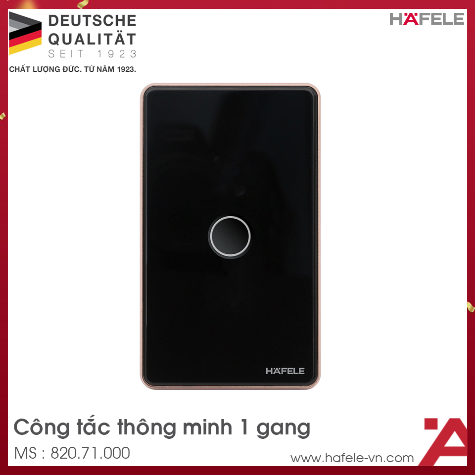 Công Tắc Đèn Thông Minh 1 Gang Hafele 820.71.000