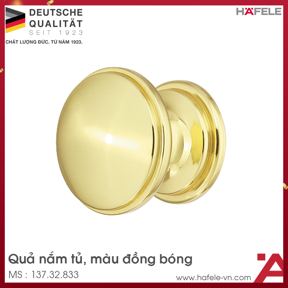 Quả Nắm Tủ Ø30mm Hafele 137.32.833