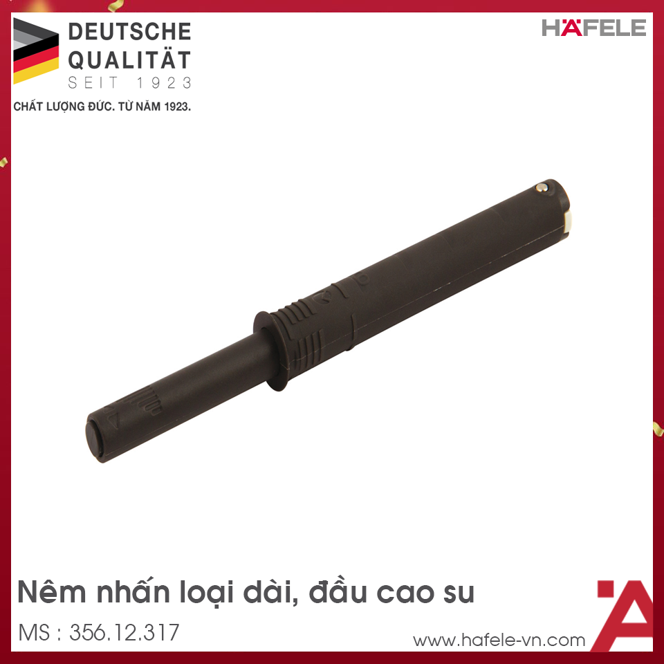Nêm Nhấn Dài Đầu Cao Su Hafele 356.12.317