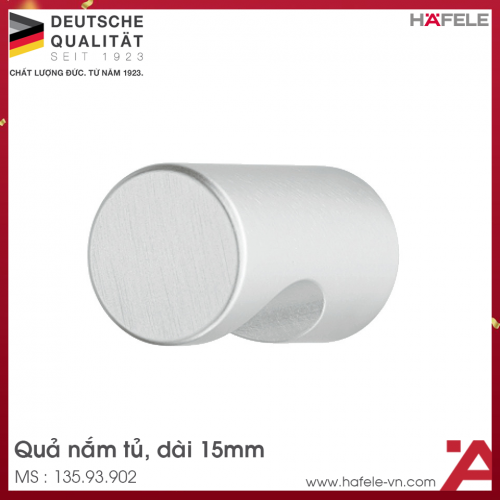Quả Nắm Tủ 15mm Hafele 135.93.902