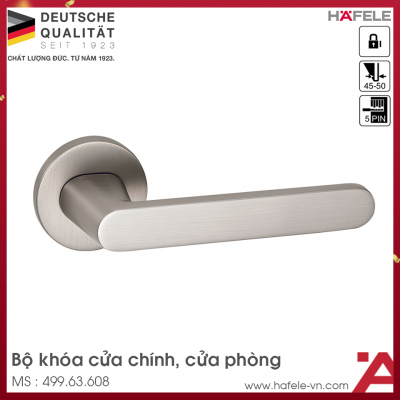 Bộ Khóa Tay Nắm Cửa DIY Set B Hafele 499.63.608