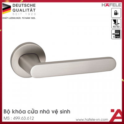 Bộ Khóa Tay Nắm Cửa DIY Set B Hafele 499.63.612