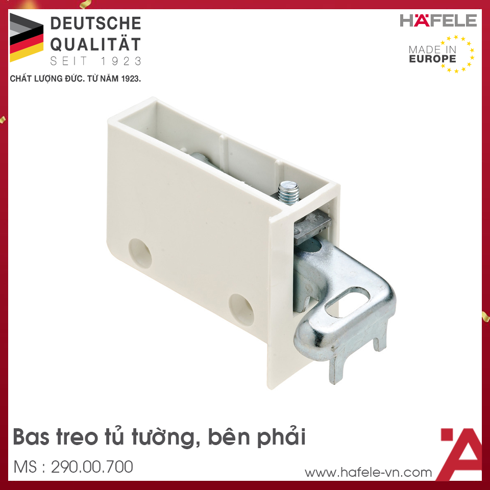 Đế Gắn Tường Lắp Phải Hafele 290.00.700