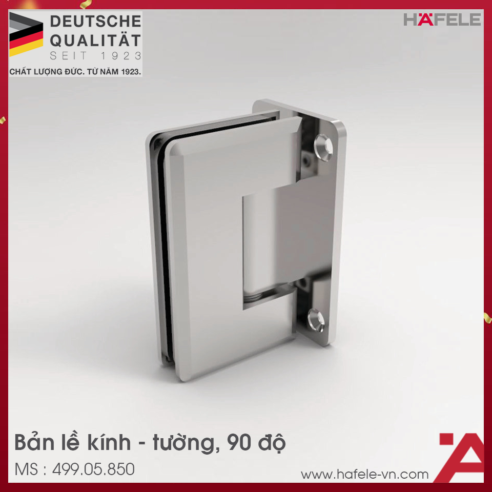 Bản Lề Kính - Tường 90º Hafele 499.05.850