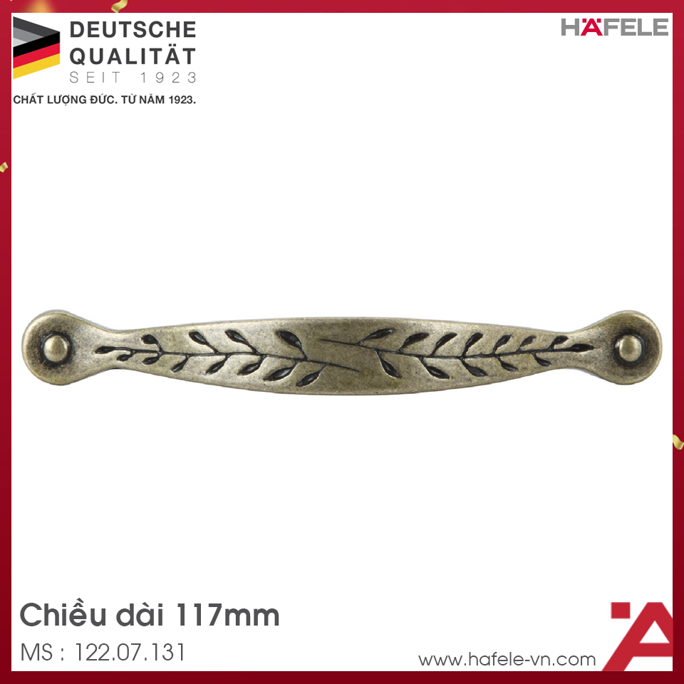 Tay Nắm Cổ Điển 117mm Hafele 122.07.131