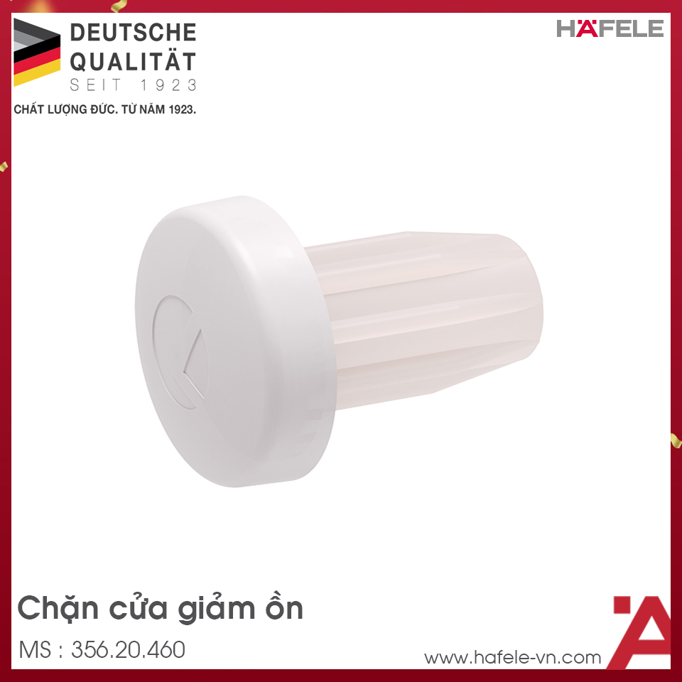 Chặn Cửa Giảm Ồn Lắp Qua Lỗ Khoan Hafele 356.20.460