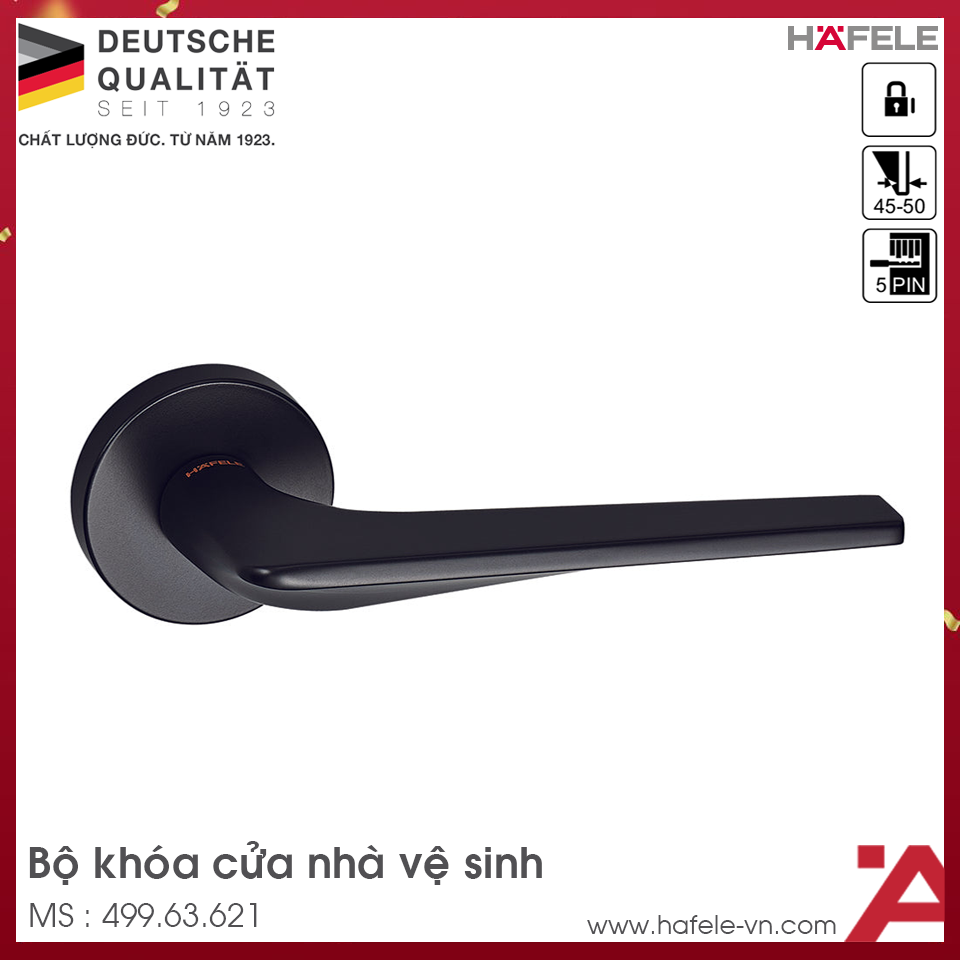 Bộ Khóa Tay Nắm Cửa DIY Set C Hafele 499.63.621