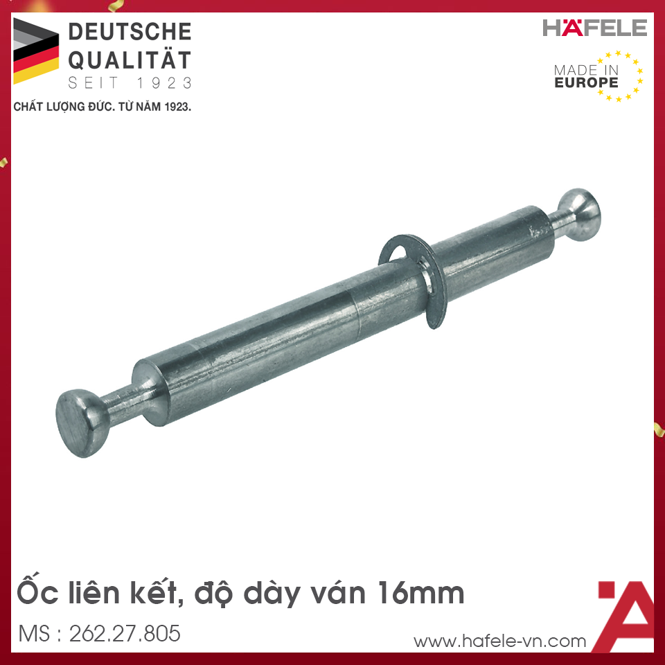 Ốc Liên Kết Ixconnect Minifix15 Ván Dày 16mm Hafele 262.27.805