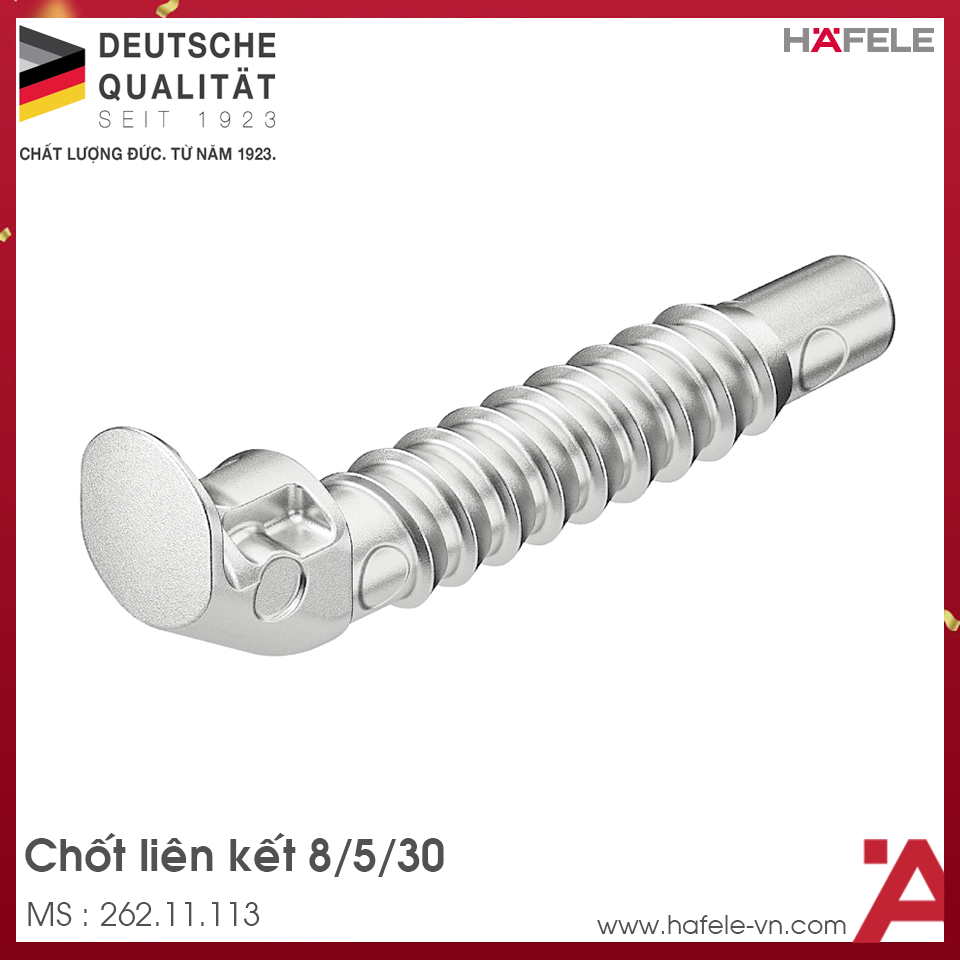 Chốt Liên Kết 8/5/30 Hafele 262.11.113