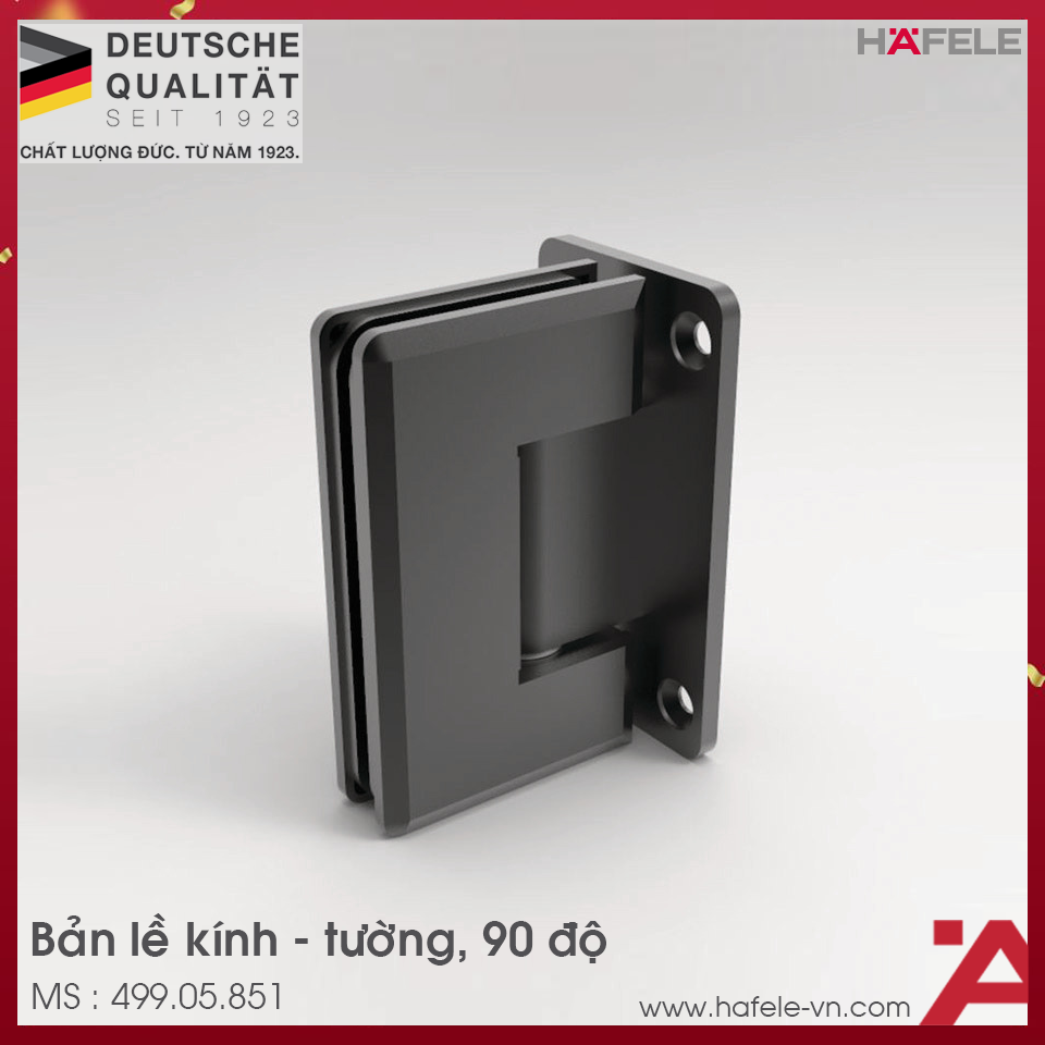 Bản Lề Kính - Tường 90º Hafele 499.05.851