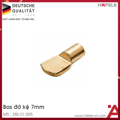 Chốt Đỡ Kệ Ø7mm Hafele 282.01.505