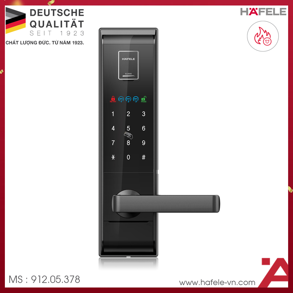 Khóa Điện Tử EL9000-TCS Hafele 912.05.378
