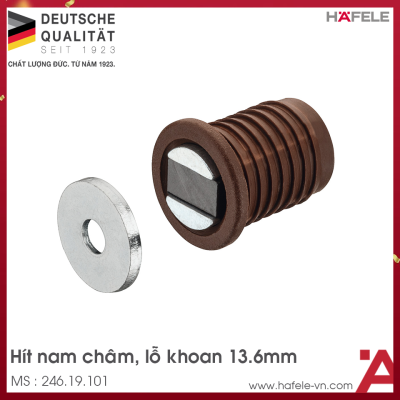 Hít Nam Châm Cho Lỗ Khoan Ø13.6mm Hafele 246.19.101
