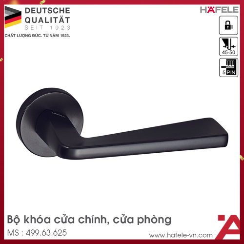 Bộ Khóa Tay Nắm Cửa DIY Set D Hafele 499.63.625
