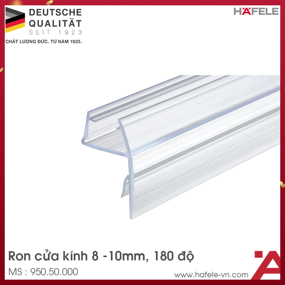 Ron Cửa Kính 8 - 10mm 180° Hafele 950.50.000