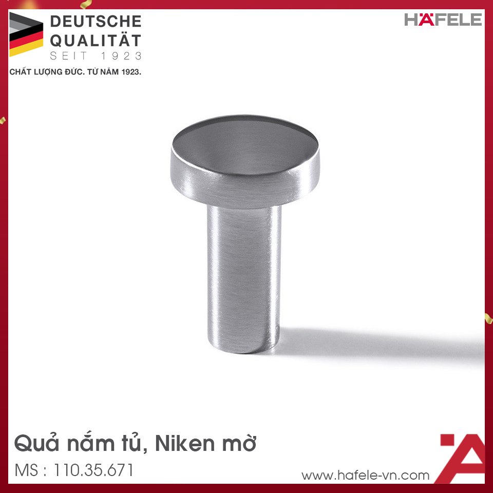 Quả Nắm Tủ H1340 Hafele 110.35.671