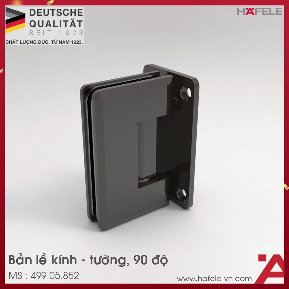 Bản Lề Kính - Tường 90º Hafele 499.05.852