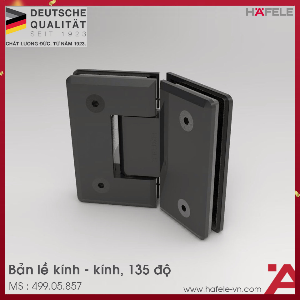 Bản Lề Kính - Kính 135º Hafele 499.05.857